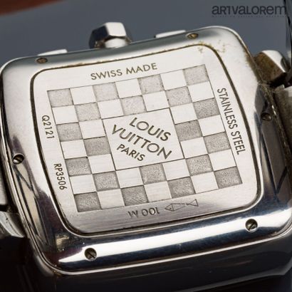 null LOUIS VUITTON Speedy 

Men's chronograph watch in steel, stylized gray silver...