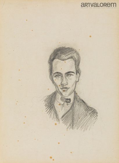null DELAUNAY Robert, (1885-1941)

Portrait de Louis Aragon, 1922

Mine de plomb...