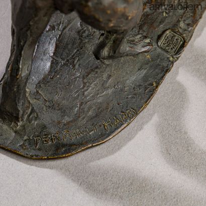 null Émile PERRAUD-HARRY (1878-1938)

Bouledogue

Épreuve en bronze, signée en creux...