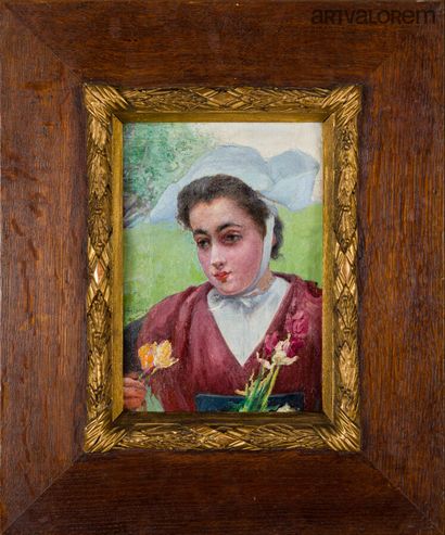 null Paul Maurice DUTHOIT (1858-?)

Portrait d'une bretonne

Huile sur toile

27...