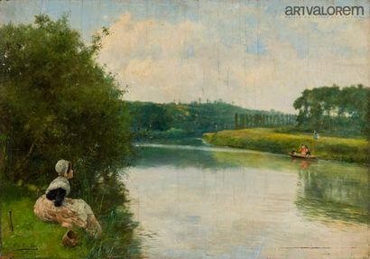null Luis JIMENEZ ARANDA (1845-1928)

Vue de la Seine à Pontoise

Huile sur toile,...