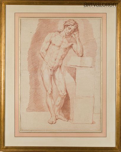 null Nicolas Guy BRENET (1728-1792), Attributed to 

Male Academy 

Sanguine on paper...