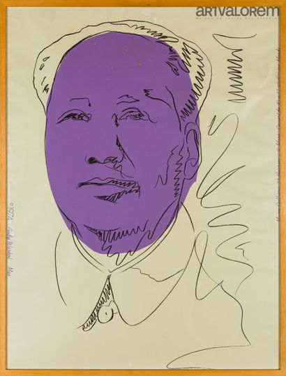 null Andy WARHOL (1928-1987)

Mao, 1974

Sérigraphie en couleurs sur papier éditée...