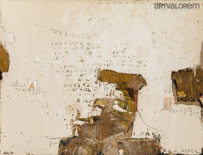 null ASHLEY (1948)

Composition abstraite, technique mixte, collage, plâtre, encre

Signée,...