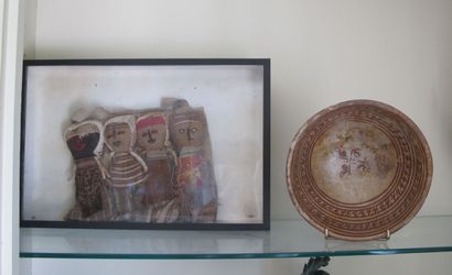 null SOUTH AMERICA. In the pre-Columbian taste. 

Four dolls in textile. 

One joined:...