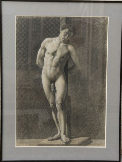 null French school mid 19th century - from Dijon (?)

Male Academy 

Charcoal and...