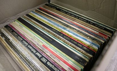 null Lot d'environ 500 disques vinyles 33 tours : classique, opéra, musique américaine...