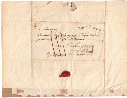 null ECRIVAINS. 3 documents 

CUSTINE Astolphe de (1790-1857). Billet autographe...