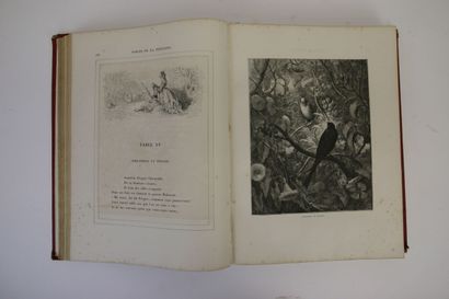 null Jean de la FONTAINE, Les Fables. Paris, L. Hachette et Cie. 1868. In-Folio,...