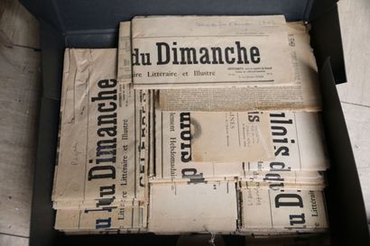 null Fort lot de journaux, magasines et revues, comprenant : 

- L'Action française,...