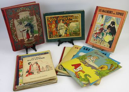 null [Childhood] Lot of about 13 children's books, including: 

- The Misfortunes...