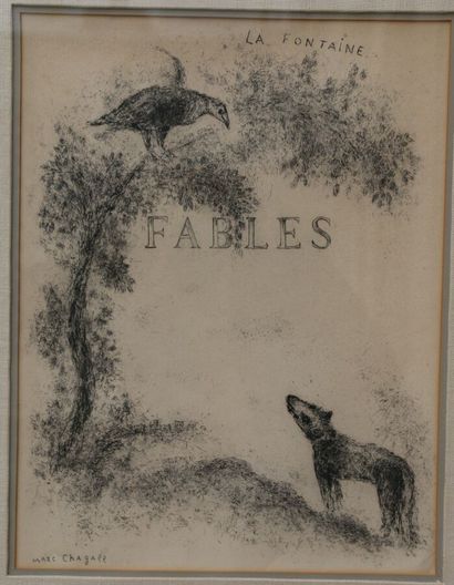 null Marc CHAGALL (1887-1958)

Fables - La fontaine, 1952

Eau-forte sur vélin, signée...