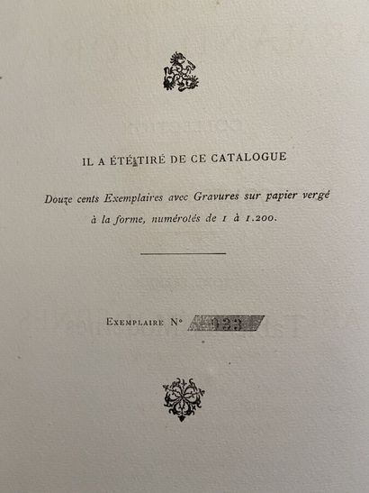 null [Sale catalogs] 

Collection of Count Armand Doria. Paris, Georges Petit, 1899....