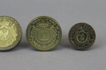 null Four wax seals of Jurisdictions in bronze, including : - Justice of the Peace...
