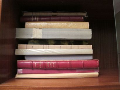 null Lot of 19th century bound books
