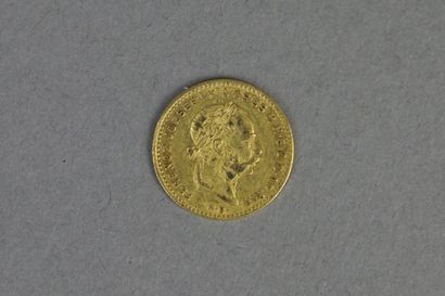 HUNGARY

10 Forints gold François Joseph...