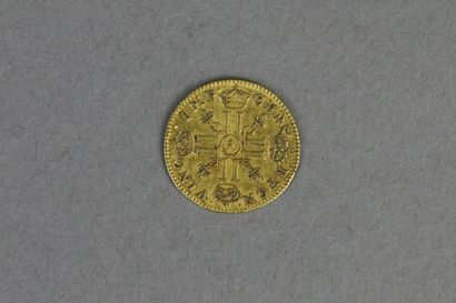 null FRANCE

Half Louis XIV golden head, year 1653