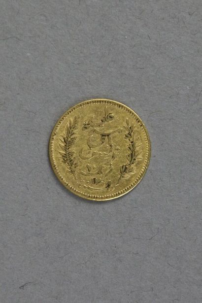 null TUNISIA

10 francs gold, year 1891