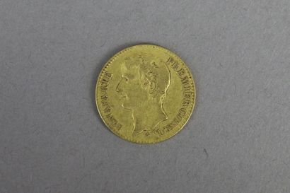 FRANCE

40 francs gold Bonaparte Consul bareheaded,...