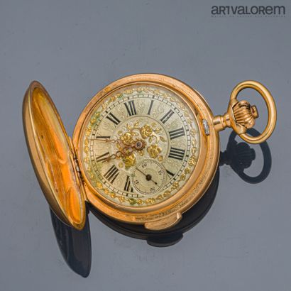 null Travail Suisse
No 401643
Fin XIXe siècle
Montre savonnetteà sonnerie , boîtier...