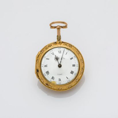 null HIGGS & EVANS, London
No. 16251
Fin XVIIIe siècle 
Montre en or à sonnerie avec...