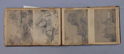 null XIXth century SCHOOL
Dismantled album of landscapes of Brittany and various
33...