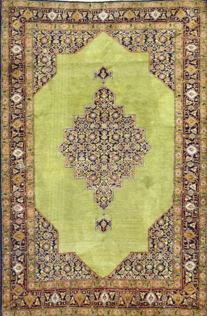 Fine silk Ghoum, Iran, Shah's era, circa...