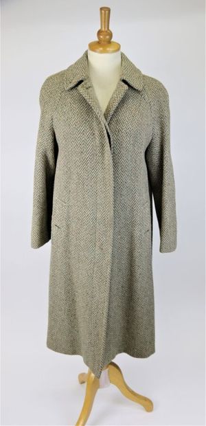BURBERRYS
Manteau en laine tweed irlandais...