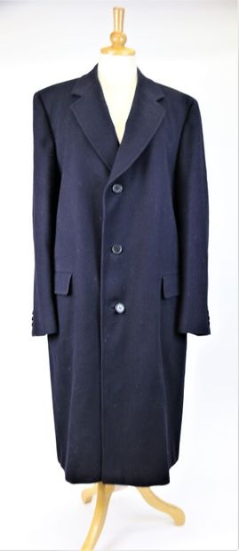 BURBERRY'S
Manteau d'homme en laine bleue...