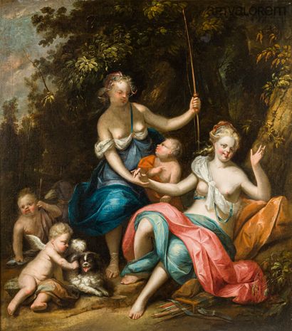 Adrien Van der BURG ( 1693-1733)
Diane chasseresse...