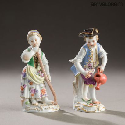 MEISSEN XIXe siècle
Deux sujets en porcelaine...