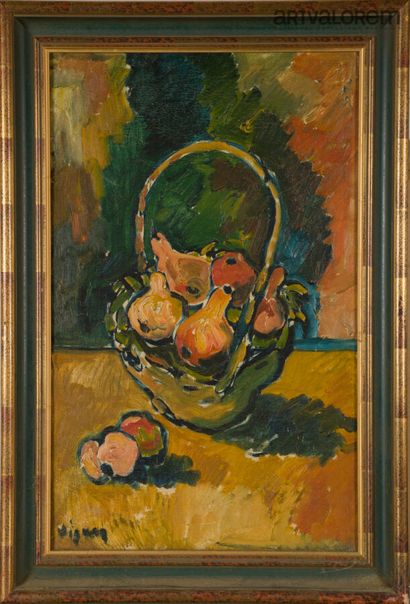 Sylvain VIGNY (1903-1970)
Panier de fruits	
Huile...