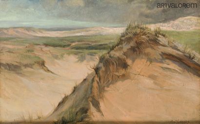 Privat LIVEMONT (1861-1936)
Paysage de dunes
Huile...