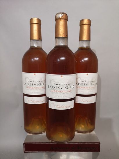 3 bouteilles Château LADESVIGNES - Monbazillac...
