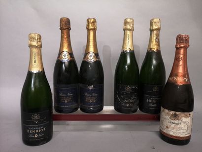 6 bouteilles CHAMPAGNE 