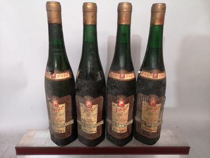 4 bouteilles ESPAGNE RIOJA Santiago Blanco...