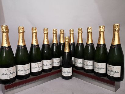 12 bouteilles CHAMPAGNE Nicolas FEUILLATE...