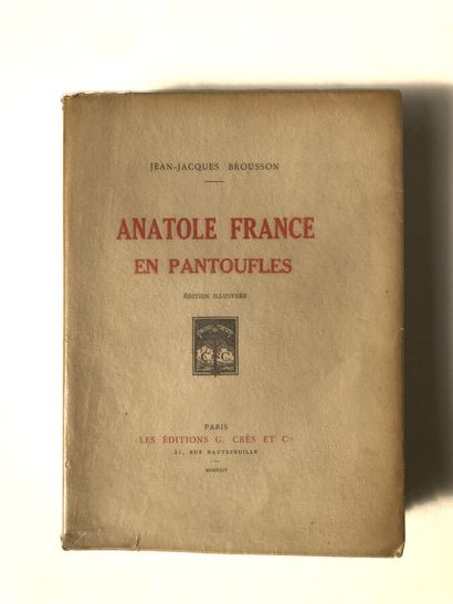 Brousson, Jean-Jacques. Anatole France en...