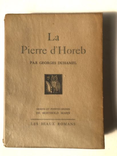 Duhamel, Georges. La Pierre d'Horeb. Edité...