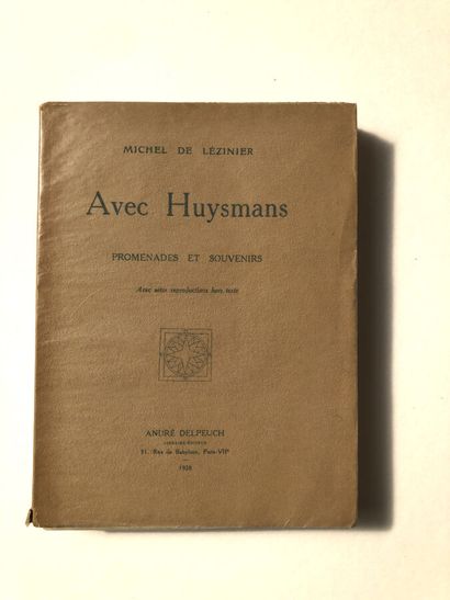 Lézinier, Michel de. Avec Huysmans Promenades...