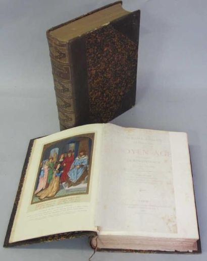 null LIVRE "Deux volumes sur ""Moyen Age et Renaissance"". Le premier ""Moeurs, usages...
