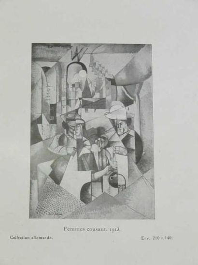 null LIVRE "GLEIZES Albert. Tradition et Cubisme. Paris, La Cible 1927 in 12 bro...