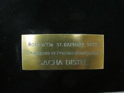 null " ROSE D'OR ST RAPHAËL 1973 Chansons et Poésies Françaises SACHA DISTEL " Rose...