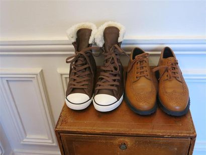 Converse et Hogan Lot comprenant 2 paires de chaussures T.37 et T.39