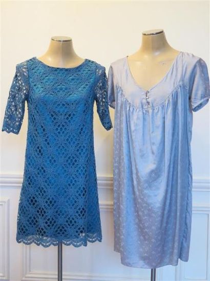 Jax et Les Petites Lot comprenant: 1 robe Jax en dentelle bleu T.6 et 1 robe Les...