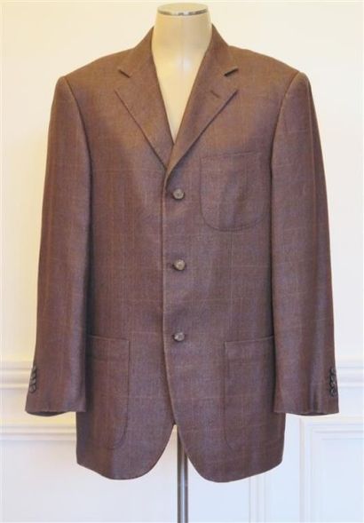 BOSS Veste en lainage marron T.50 état neuf