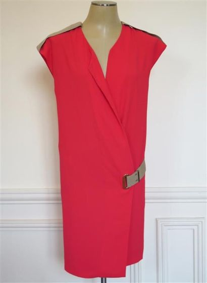 HOTEL PARTICULIER Robe fluide corail T.XS état neuf