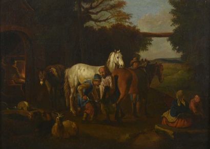 null École hollandaise vers 1680, entourage de Pieter VAN BLOEMEN (1657-1720)



Le...