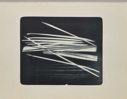 null TABLEAU MODERNE HARTUNG Hans, 1904-1989, Composition, lithographie (insolation...
