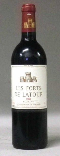 null 1 Bouteille LES FORTS DE LATOUR 1988 - Pauillac	